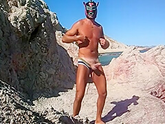 Beach Jerk Wrestler Mask Cabo Off...