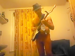 Playing guitar naked xxx...