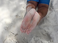 Public Beach Footjob Pov Imagine Your Dick In Between My Male Soles And Feet Manlyfoot Roadtrip...