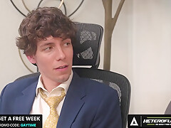 Fucks Coworker Cristiano After Caught Jerking Off - English Subtitles With Derek Kage And Cristiano Bellani