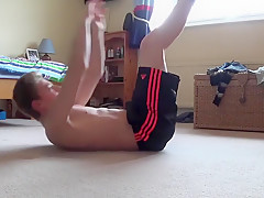 Lanky Spider Simple And Quick Workout For Abs And Chest...