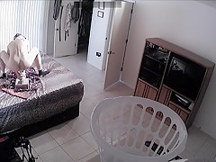 Room Mate Caught On Security Video With Huge 16 Cock...