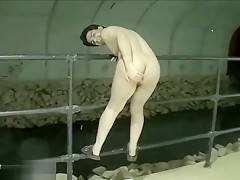 Naked men streaking exhibitionist...