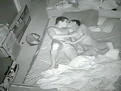 Cute gay couple making love...