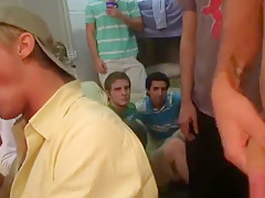 Straighty pledge gives head at frat...