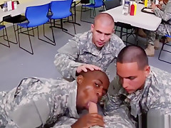 Military Muscle Men Massage Sex Clips Sergeant...