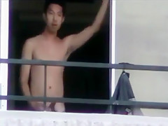 Caught A On His Rooms Balcony...