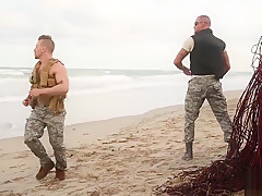 Military homos michael roman and blake...