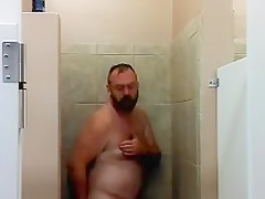 Bear In Shaving Semen Shower...