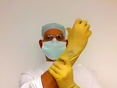 Double Masked Dentist...