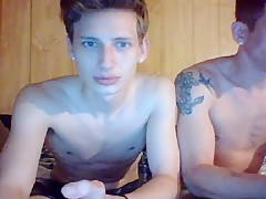 Fools around on cam with gay...