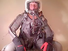 Dominique In Full Pressure Gear In Altitude Chamber...