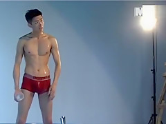 Handsome chinese model photoshoot 3...