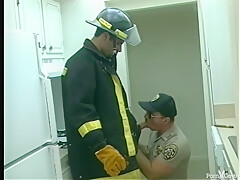 Police office and fireman do indecent...