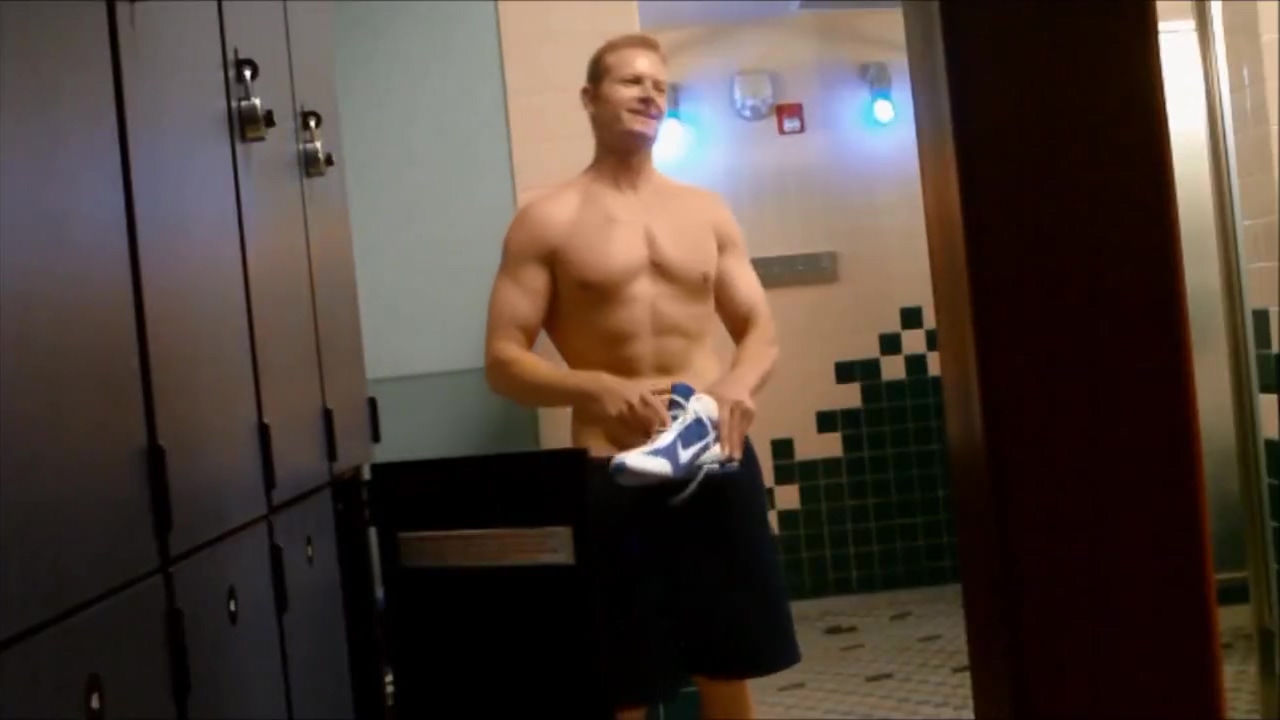 The Famous Muscle Ginger Rare HQ version SPY Str8 Daddy Locker Room Gay Porn Video image